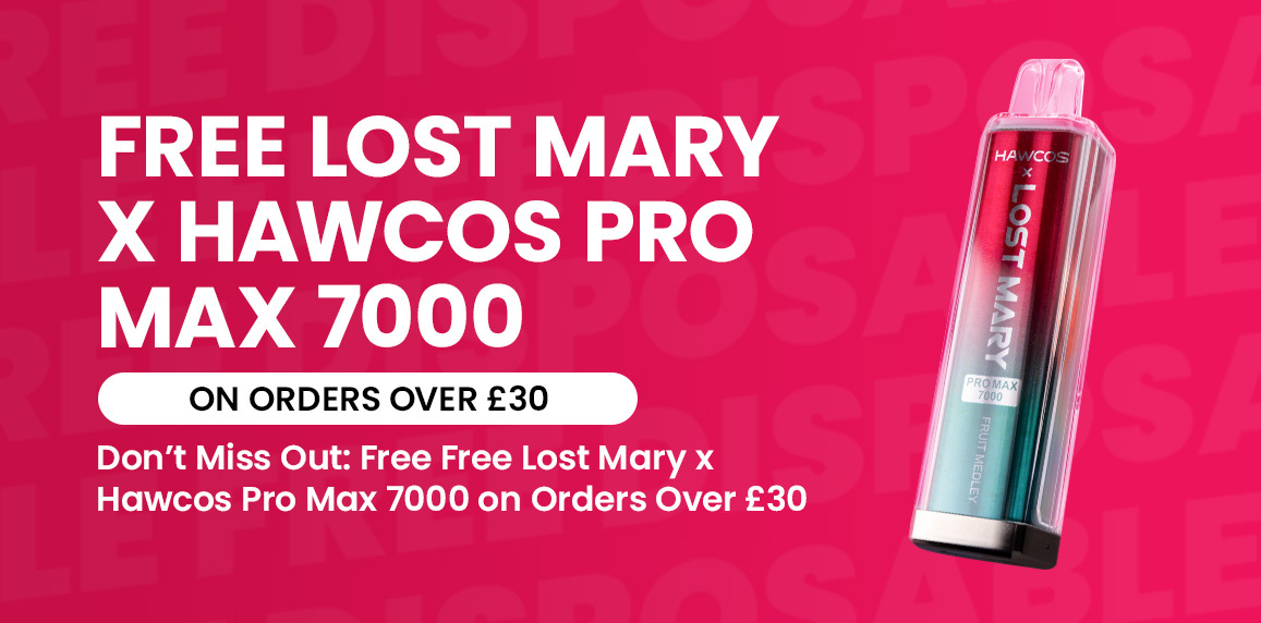 Free Lost Mary x Hawcos when you spend £30 or more